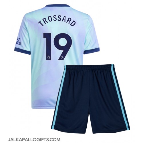 Arsenal Leandro Trossard #19 Kolmas Peliasu Lasten 2024-25 Lyhythihainen (+ Lyhyet housut)